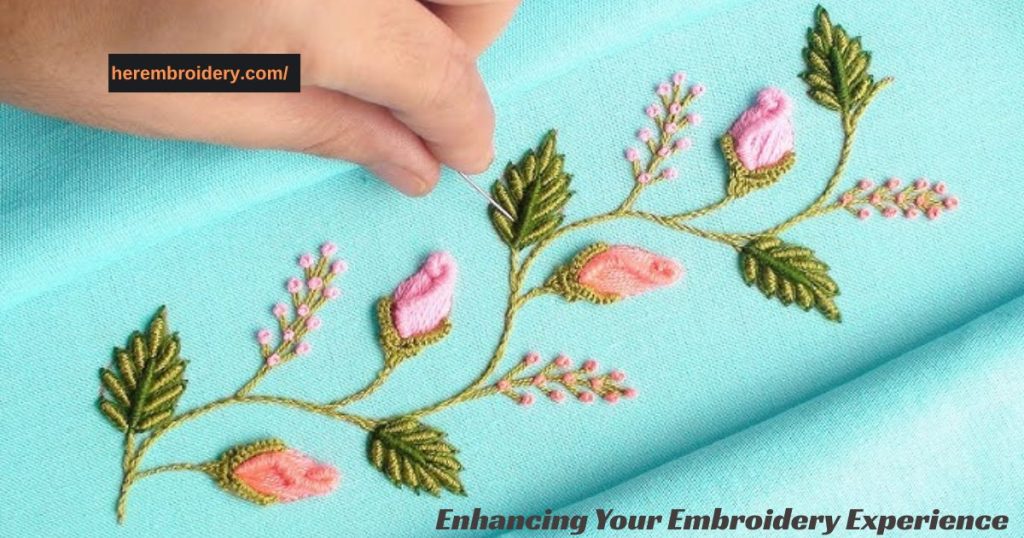 embroidery machine tips