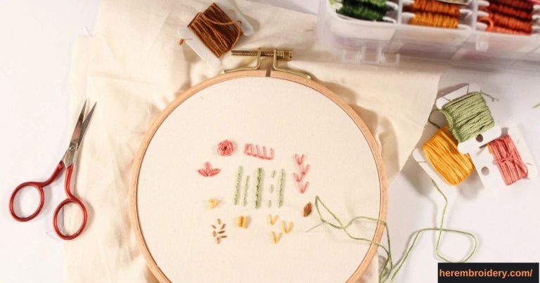 hoopless embroidery