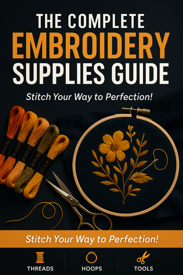 Embroidery Supplies Guide
